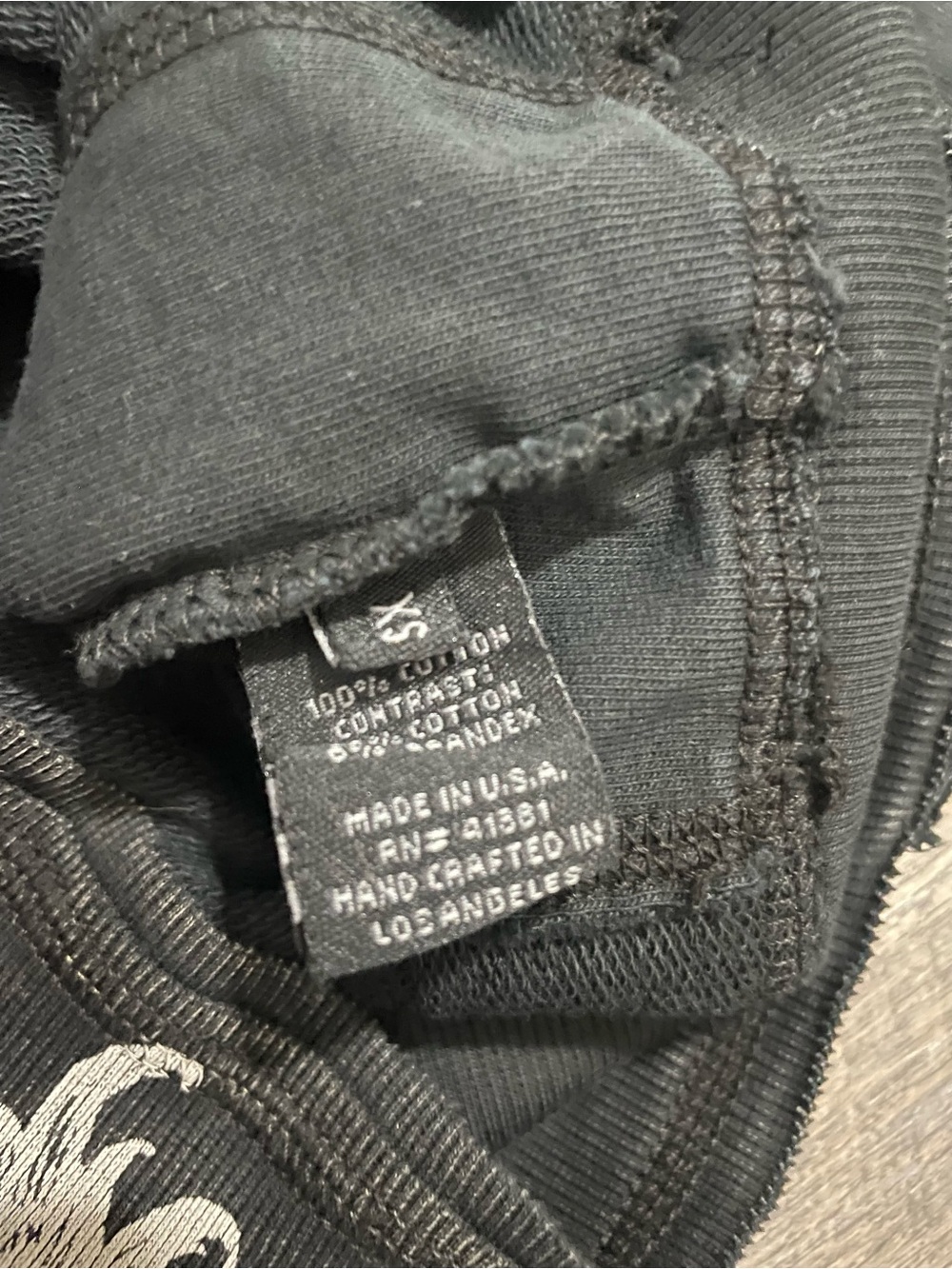 XS - cropped 100% long sleeve - Picture 5 of 5